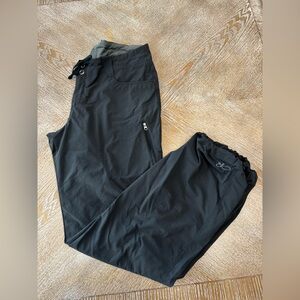 Outdoor Research Black outdoor Pants Size 10 Drawstring waist 34” inseam 33”